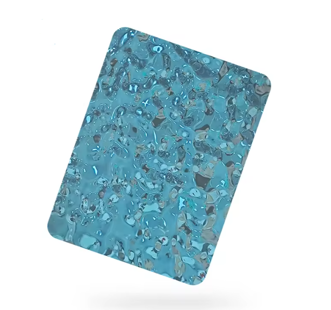 3D Water Ripple Heanlabense Steel Decorative Pale для стен и потолочных панелей