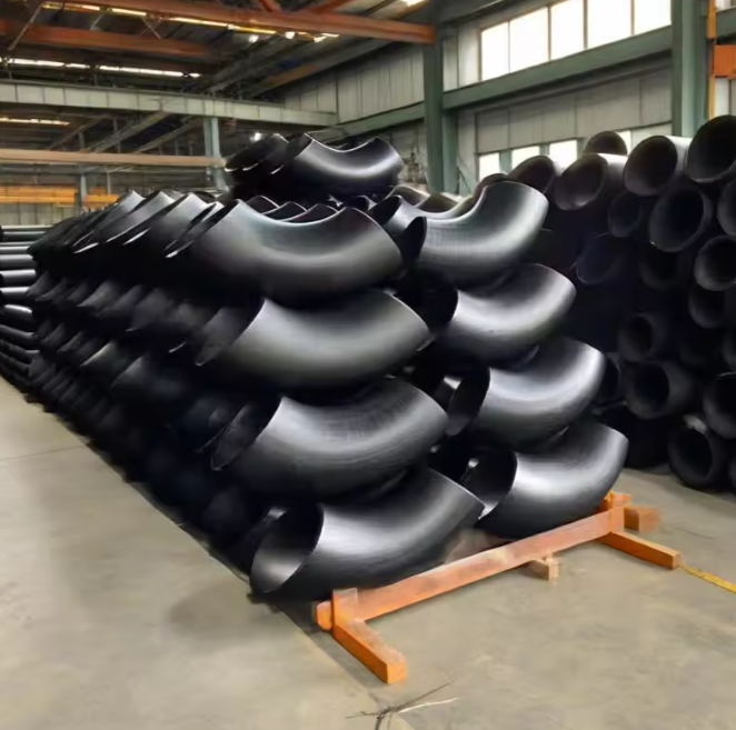 A234 Колено 90 градусов из углеродистой стали WPB | АНСИ Б16.9 СЧ40/СЧ80