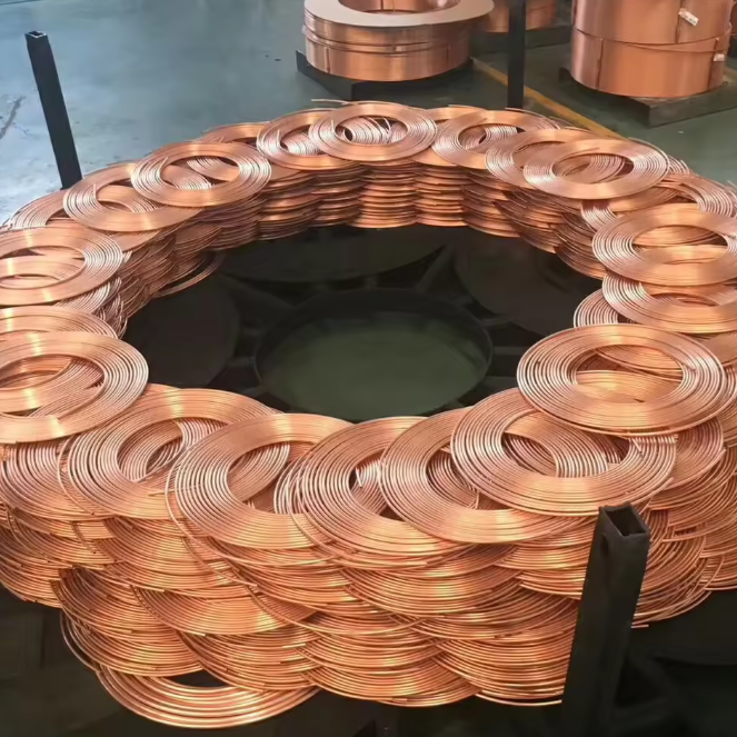 6,35 мм 9,52 мм 12,7 мм медная катушка капиллярной трубки кондиционера