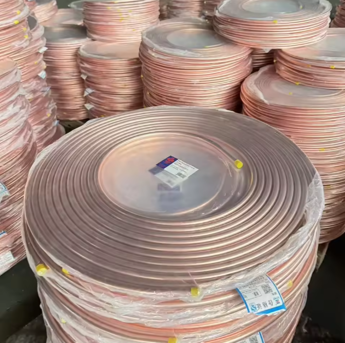 Гибкая медная трубка диаметром 1/4 дюйма для систем кондиционирования и охлаждения