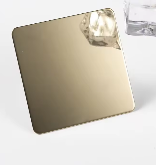 SS304 420 PVD покрытие из матовой золотой бронзы цвета шампанского из нержавеющей стали