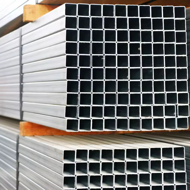 MS GI прямоугольная полая труба сечения 80x40 120x60 оцинкованная квадратная стальная труба