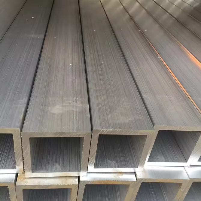 Прямоугольная алюминиевая трубка 60x20 80x40 1 дюйм Квадратная труба 2 дюйма 10 футов