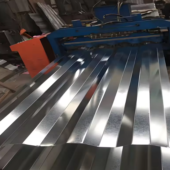 Горячеоцинкованный кровельный лист из гофрированной стали | Длительный срок службы и устойчивость к атмосферным воздействиям | Навесы и здания