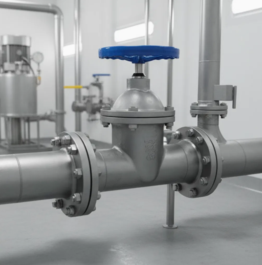 Герметичная задвижка HaiHong из нержавеющей стали для промышленных трубопроводов