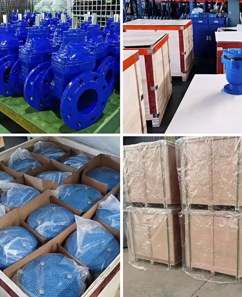 DN200 фланцевая задвижка из ковкого железа с мягким седлом для водоснабжения