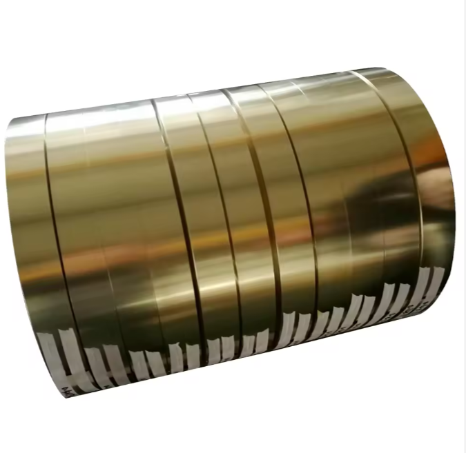 Декоративная латунная полоса C21000 C26000 C27200 CuZn30–CuZn37 0,1–3 мм