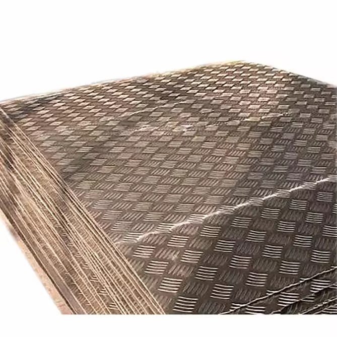 Тисненый алюминиевый лист с клетчатым узором для промышленного использования