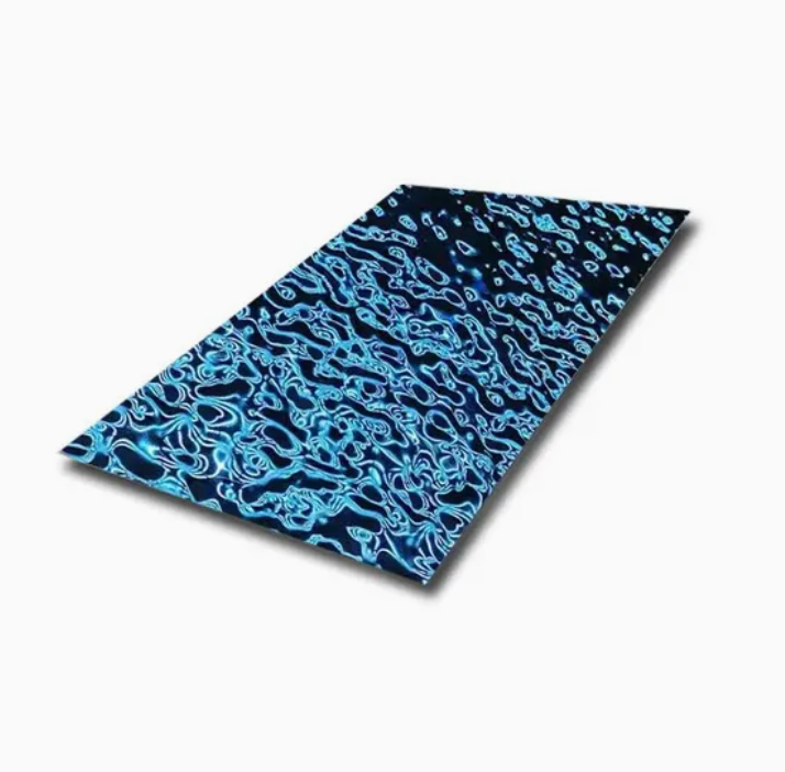 201 304 430 Штампованный декоративный лист из нержавеющей стали для стеновых панелей и потолка