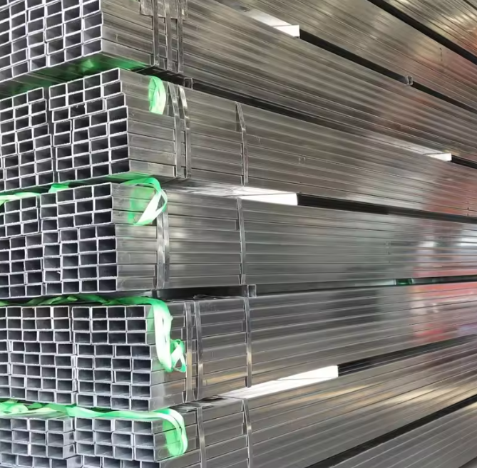 MS GI прямоугольная полая труба сечения 80x40 120x60 оцинкованная квадратная стальная труба