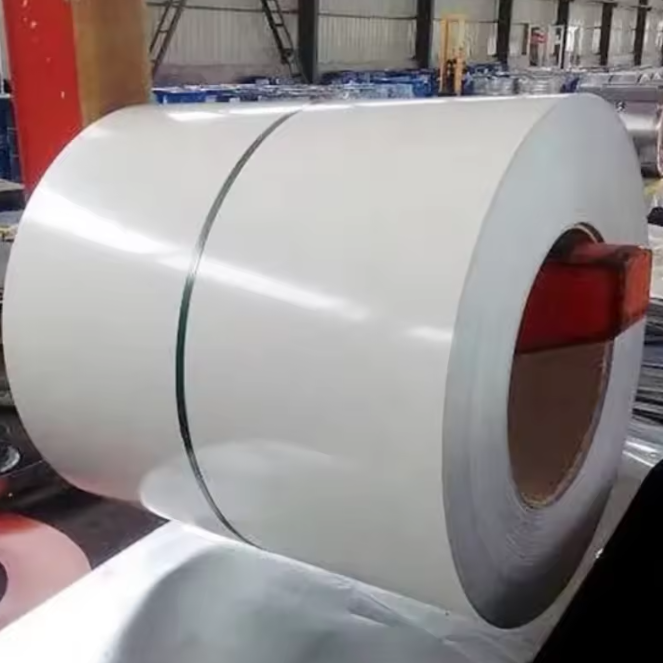 Предварительно окрашенная алюминиевая катушка 1050 PPAL для желобов и строительных панелей