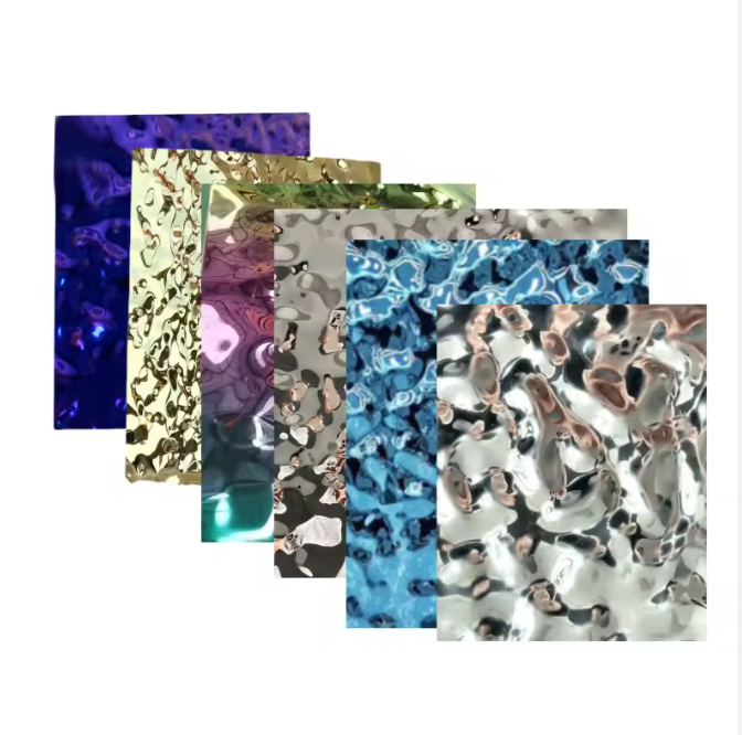 3D Water Ripple Heanlabense Steel Decorative Pale для стен и потолочных панелей