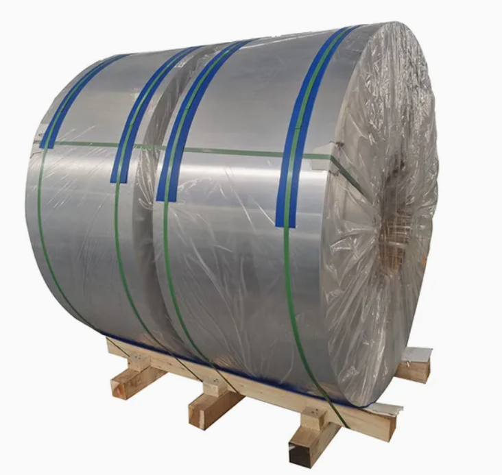 1060 1100 зеркала анодированная алюминиевая катушка с ПВХ пленкой для кухонной посуды и солнечного отражателя