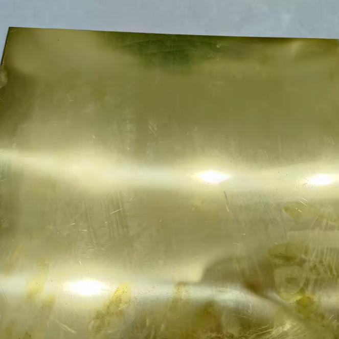 Горячие продажи латунной бронзовой пластины, тонкие медные латунные листы 1–5 мм золотого цвета