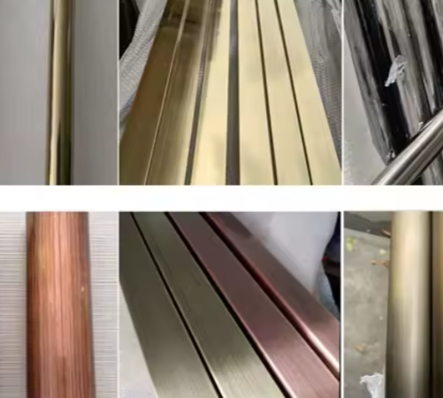 Розовое золото 201 304 316 круглая декоративная труба из нержавеющей стали для магазина одежды