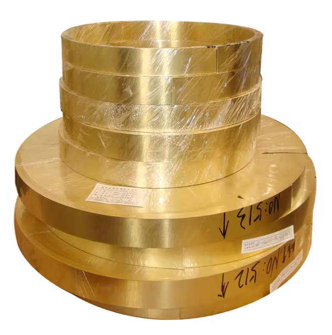 Декоративная латунная полоса C21000 C26000 C27200 CuZn30–CuZn37 0,1–3 мм