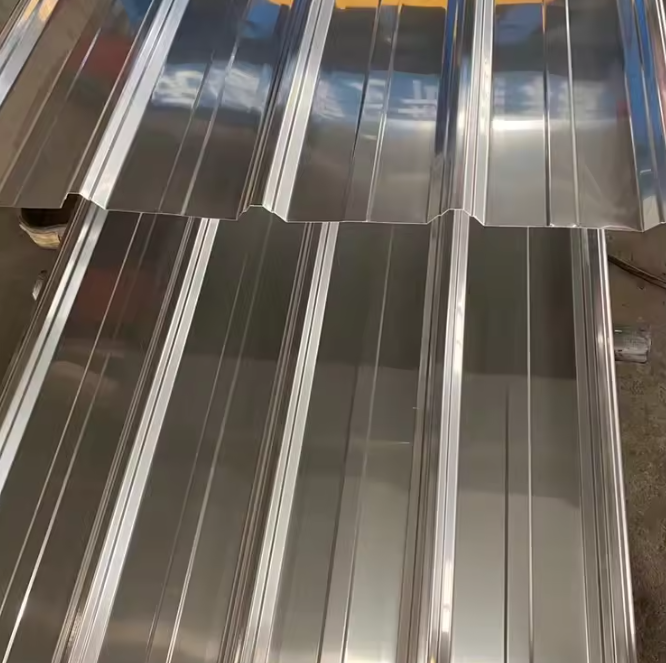 Кровельный лист оцинкованный гофрированный Z275 толщиной 0,35 мм | Стальная железная крыша для Ганы