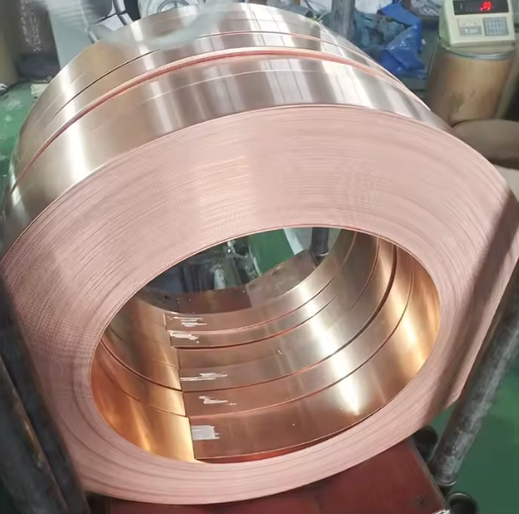 Полоса C1100 C1200 C1020 C5191 из чистой меди 99,9% Рулон катушки из декоративной заземляющей фольги