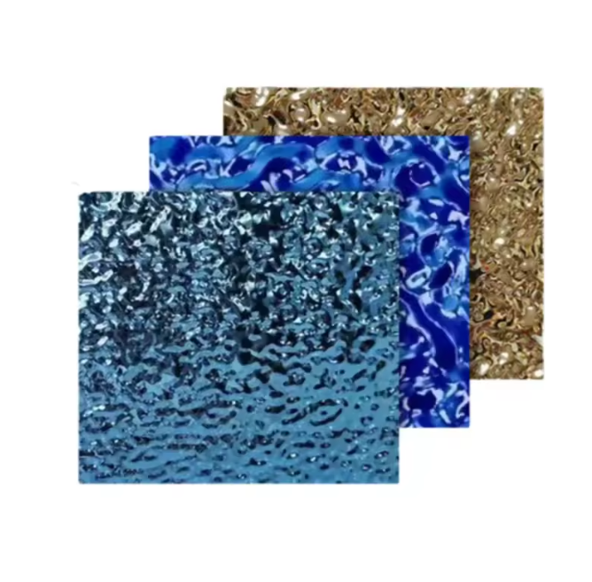 3D Water Ripple Heanlabense Steel Decorative Pale для стен и потолочных панелей