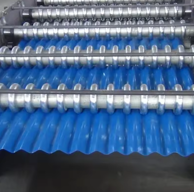 DX51D / SGCC / S350GD / G550 оцинкованный гофрированный кровельный лист Железный кровельный лист