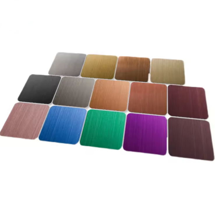 SS304 420 PVD покрытие из матовой золотой бронзы цвета шампанского из нержавеющей стали