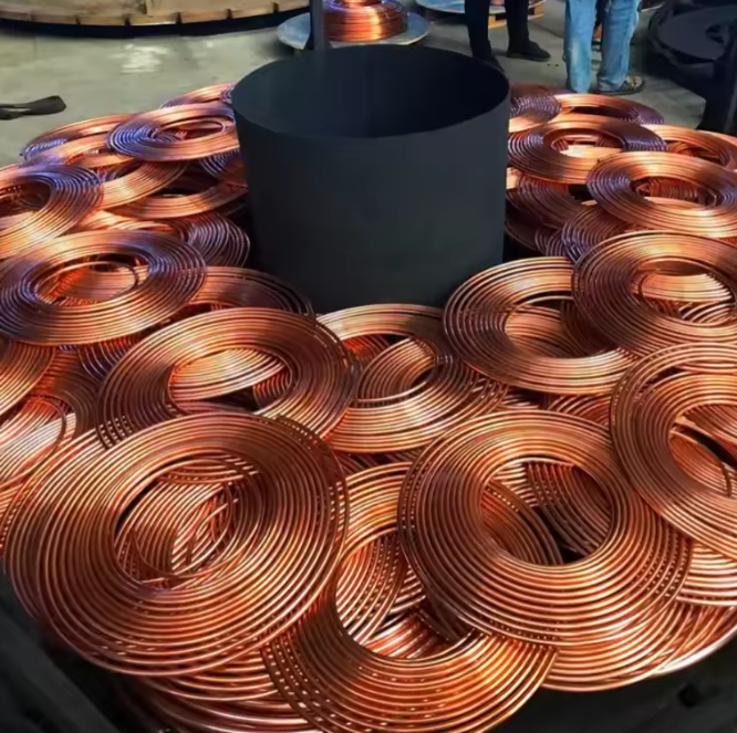 ASTM B819 Кондиционер Медная трубка Холодильная медная труба для фитингов