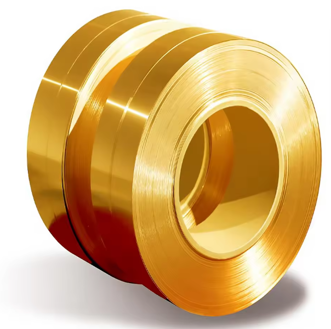 Декоративная латунная полоса C21000 C26000 C27200 CuZn30–CuZn37 0,1–3 мм