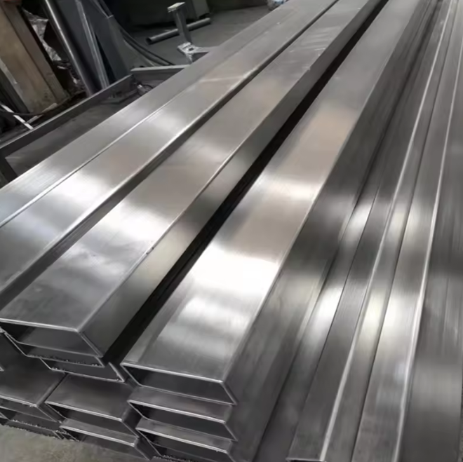 Оптовая продажа 201 304 316 Зеркальная сварная квадратная и прямоугольная труба из нержавеющей стали для отделки и строительства