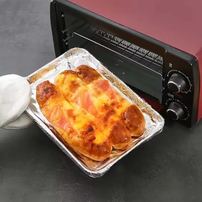 Пищевой сверхмощный рулон алюминиевой фольги с антипригарным покрытием для использования на кухне